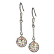 SilberDream Glitzer Ohrhänger 925 Zirkonias weiß GSO101