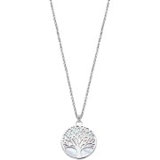 LOTUS Silver - Damen Halskette Lebensbaum perlmutt aus 925 Silber JLP1678-1-1