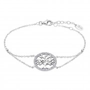 LOTUS Silver - Damen Armband Lebensbaum weiß aus 925 Silber JLP1746-2-1