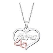 LOTUS Silver Halskette Mama Herzen 925 Silber LP1812-1/1 rose JLP1812-1-1