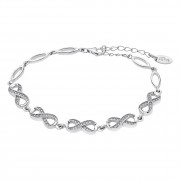 LOTUS Silver - Damen Armband Unendlich weiß aus 925 Silber JLP1871-2-1