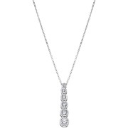 LOTUS Silver - Damen Halskette Zirkonia weiß aus 925 Silber JLP1915-1-1