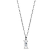 LOTUS Silver Halskette Buchstabe I 925 Silber Lotus Silver Trendy JLP3054-1-I