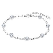 LOTUS Silver Armband Wirbel Zirkoniastein 925 Silber Lotus Trendy JLP3091-2-1
