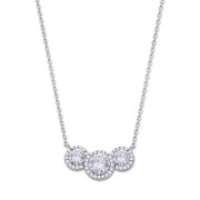 LOTUS Silver Halskette Zirkoniastein 925 Silber Pure Essential JLP3111-1-1
