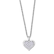 LOTUS Silver Halskette Zirkoniastein 925 Silber Lotus Moments JLP3125-1-1