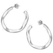 LOTUS Silver Creolen Kreis 925 Silber Lotus Silver Trendy JLP3187-4-2