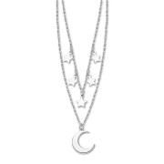 LOTUS Silver Halskette Sterne Mond 925 Silber Lotus Silver Trendy JLP3258-1-1