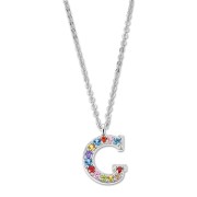 LOTUS Silver Halskette Buchstabe G Lotus Silver Pure Essential JLP3426-1-G
