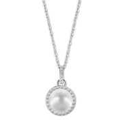 LOTUS Silver Halskette Perlen 925 Silber Lotus Style Pearls JLP3480-1-1