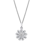 LOTUS Silver Halskette Blume 925 Silber Lotus Silver Trendy JLP3560-1-1