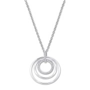 LOTUS Silver Halskette Kreis 925 Silber Lotus Silver Trendy JLP3584-1-1