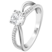LOTUS Silver Ring Zirkoniastein 925 Silber Lotus Silver Trendy JLP3742-3-112