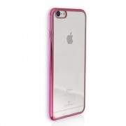 Handyhülle iPhone 6 6S pink Kunststoff Case PU Schutzhülle DrachenLeder OMG100P