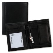 DrachenLeder schwarz Herren Portemonnaie Geldbeutel Leder OPD101S
