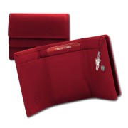 Old River echtes Leder rot Minibörse Portemonnaie OPD310R