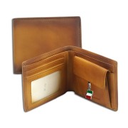 Florence Vintage Portemonnaie Echtleder cognac Brieftasche OPF100C