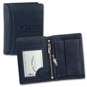 Wild Things Only Herren Portemonnaie Leder blau RFID Schutz OPJ113B
