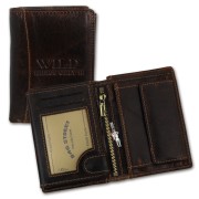 Leder braun Portemonnaie Geldbeutel Wild Things Only OPJ113N