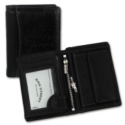Wild Things Only Leder schwarz Portemonnaie Herren RFIDSchutz OPJ113S