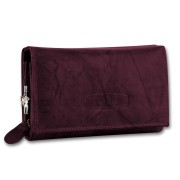Money Maker Echtleder bordeaux Damen Portemonnaie RFID Schutz OPJ704D