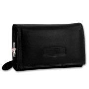 Money Maker Echtleder schwarz Damen Portemonnaie RFID Schutz OPJ704S