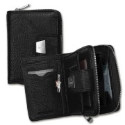 Jennifer Jones Leder schwarz Portemonnaie RFID OPJ708S