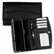 Money Maker Geldbörse Leder schwarz Portemonnaie RFID Schutz Börse OPJ719S