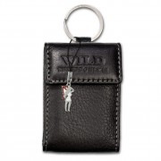 Portemonnaie Schlüsseltasche Set schwarz Leder 2-teiliges Geschenkset OSS100S