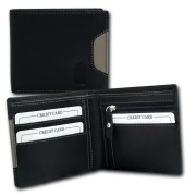 DrachenLeder schwarz Echtleder Portemonnaie Brieftasche Herren OPT002S