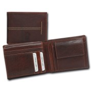 DrachenLeder braun Echtleder Portemonnaie Brieftasche Herren OPT101N
