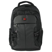Travel N Meet Freizeitrucksack, Rucksack gepolstert schwarz Herren ORD4211S