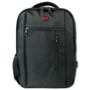 Travel N Meet Laptoprucksack, Rucksack schwarz Herren mit USB Ladekabel ORD4221S