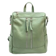 Florence Rucksack Damen Echtleder Cityrucksack hellgrün ORF100L