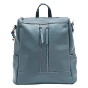 Florence Rucksack Damen Echtleder Cityrucksack taubenblau ORF100M
