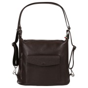 Florence Rucksack Damen Echtleder Tasche/Rucksack dunkelbraun ORF103N6