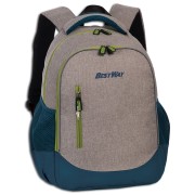 Bestway Freizeitrucksack Schulrucksack Polyester grau ORI106K