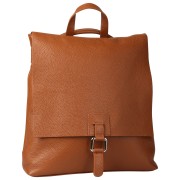 Toscanto Damen Cityrucksack Leder Rucksack hellbraun ORT101RC5