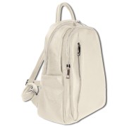 Toscanto Damen Cityrucksack Leder Rucksack beige ORTM101RI