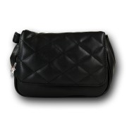 New Bags 2in1 gesteppte Gürteltasche Kunstleder schwarz OTD5025S