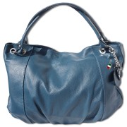 Florence Echtleder Hobo Bag Damen türkis Henkeltasche OTF128T