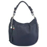 Florence Echtleder Hobo Bag Damen blau OTF134B