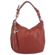 Florence Echtleder Hobo Bag Damen dunkelrot OTF134R