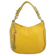 Florence Echtleder Hobo Bag Damen gelb OTF134Y