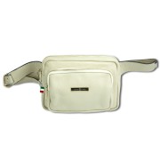 Florence Echtleder Gürteltasche Damen beige Bauchtasche Jugend Damen OTF142W
