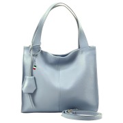 Florence Echtleder Hobo Bag Damen hellblau OTF155H