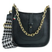 Florence Citytasche Echtleder Damen schwarz OTF158S