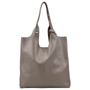 Florence Damen Shopper Leder Tasche grau OTF166K3