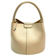 Florence Damen Umhängetasche Leder Tasche beige OTF169I1