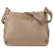 Florence Damen Umhängetasche Leder Tasche taupe OTF182I5